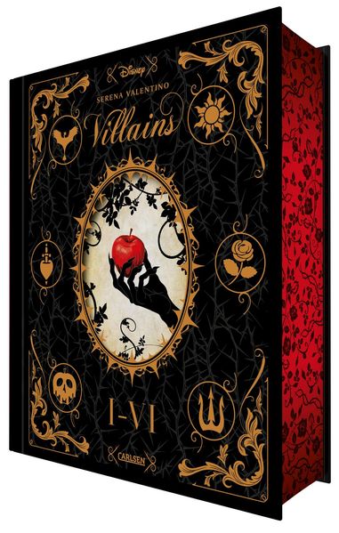 Disney Villains: Villains Band I-VI: Luxusausgabe mit Farbschnitt im düsteren Dark-Fantasy-Setting (Mängelexemplar)
