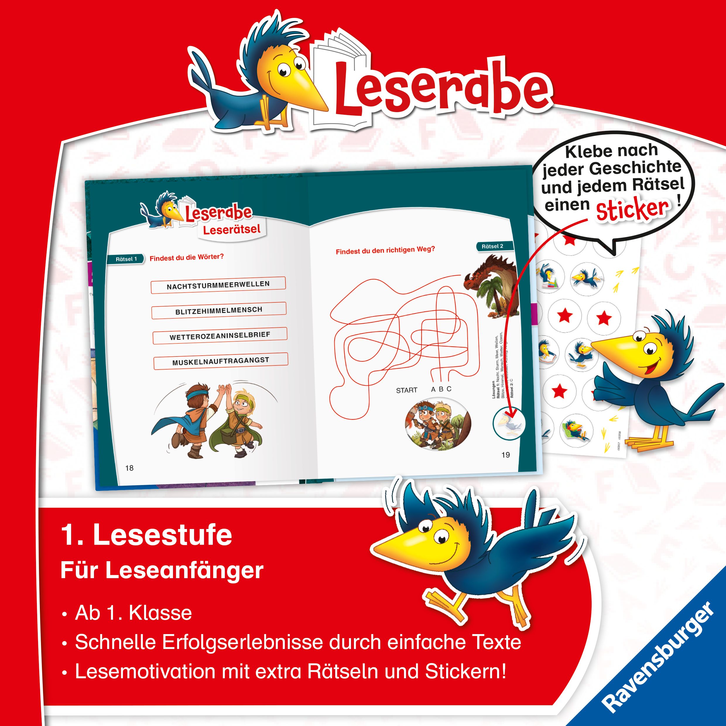 Leserabe Sonderausgaben - Abenteuergeschichten zum Lesenlernen (Mängelexemplar)