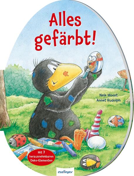 432d0932e65ccf6dff5fd4e32002ff401726640753 Der kleine Rabe Socke: Alles gefärbt! Konturgestanzt (Mängelexemplar)