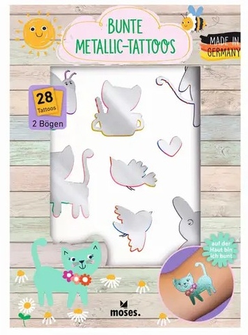 Bunte Metallic-Tattoos Bunte Metallic-Tattoos