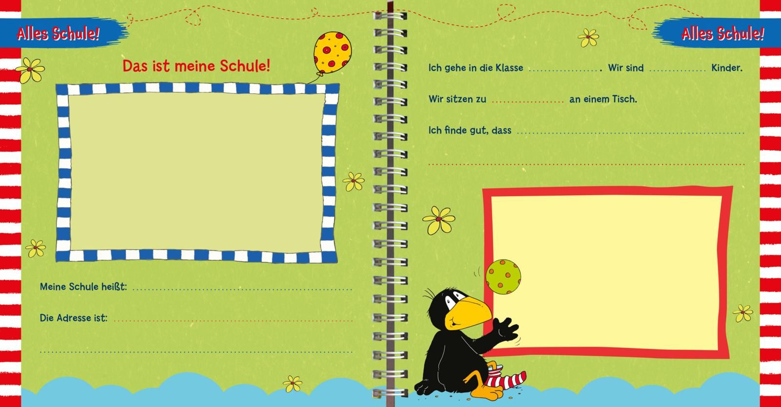 Der kleine Rabe Socke: Mein erstes Schuljahr (Mängelexemplar)