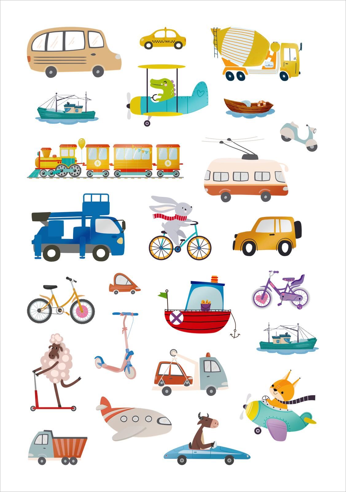 Glanz-Sticker – Fahrzeuge