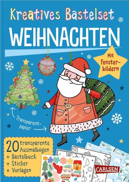 Bastelset für Kinder: Kreatives Bastelset: Weihnachten (Mängelexemplar)