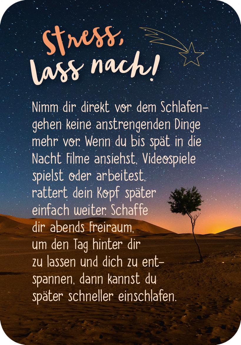 Schlaf gut! - 50 Einschlafkärtchen für dich