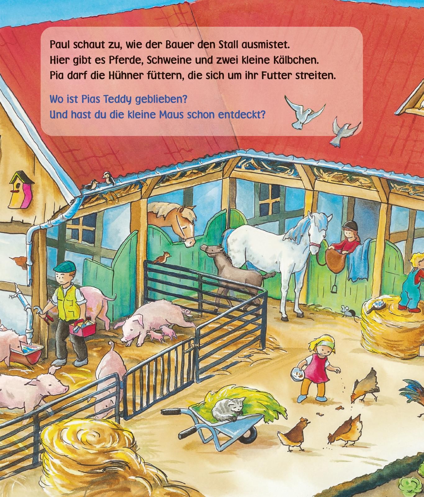 Unkaputtbar: Mein erstes Wimmelbuch: Auf dem Bauernhof (Mängelexemplar)
