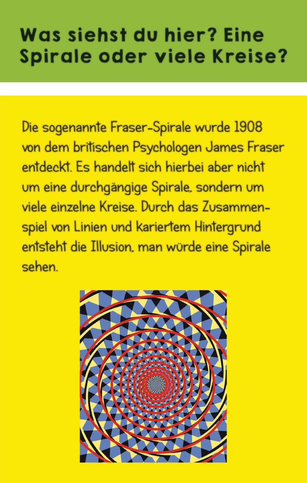 Optische Täuschungen (Mängelexemplar)