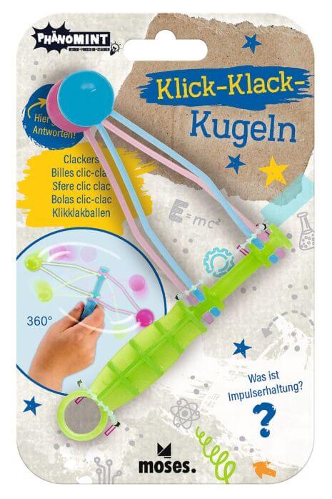 X_PhänoMINT Klick-Klack-Kugeln (Farbe wird zufällig gewählt)