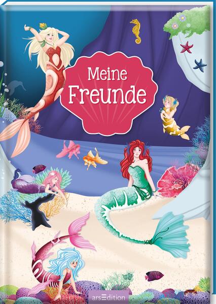 fd0422465fb6b85b08e61f25acea29f41738146039 Meine Freunde – Meerjungfrauen - Magisches Freundealbum für Meerjungfrauenfans