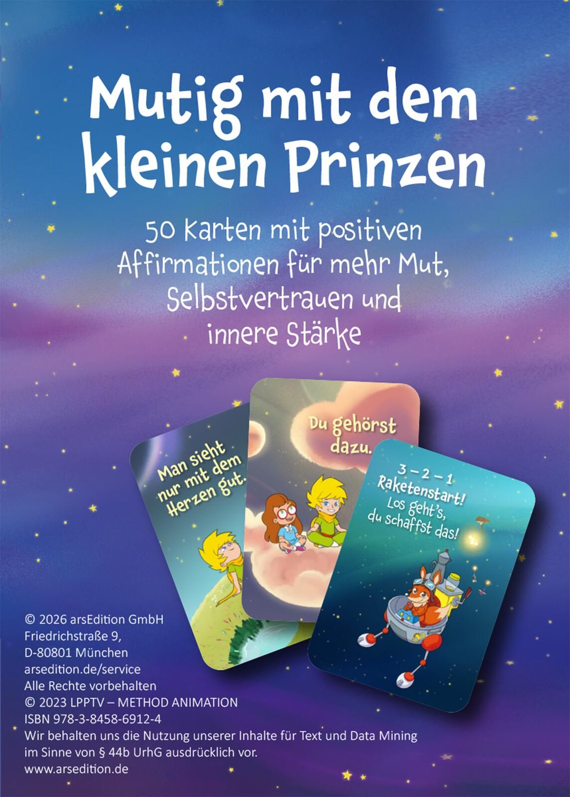 Der kleine Prinz und seine Freunde – Mutmachkarten (Mängelexemplar)