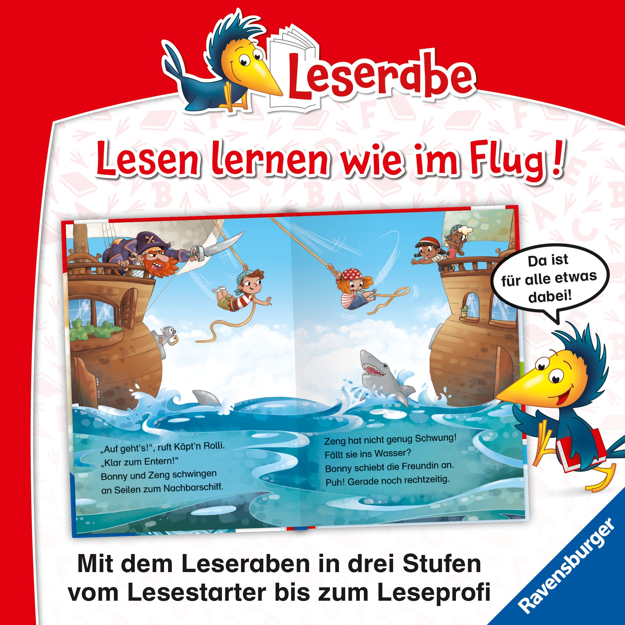 Leserabe 1. Lesestufe - Wilde Piratenabenteuer (Mängelexemplar)