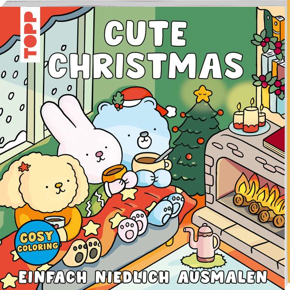Cosy Coloring - Cute Christmas (Mängelexemplar)