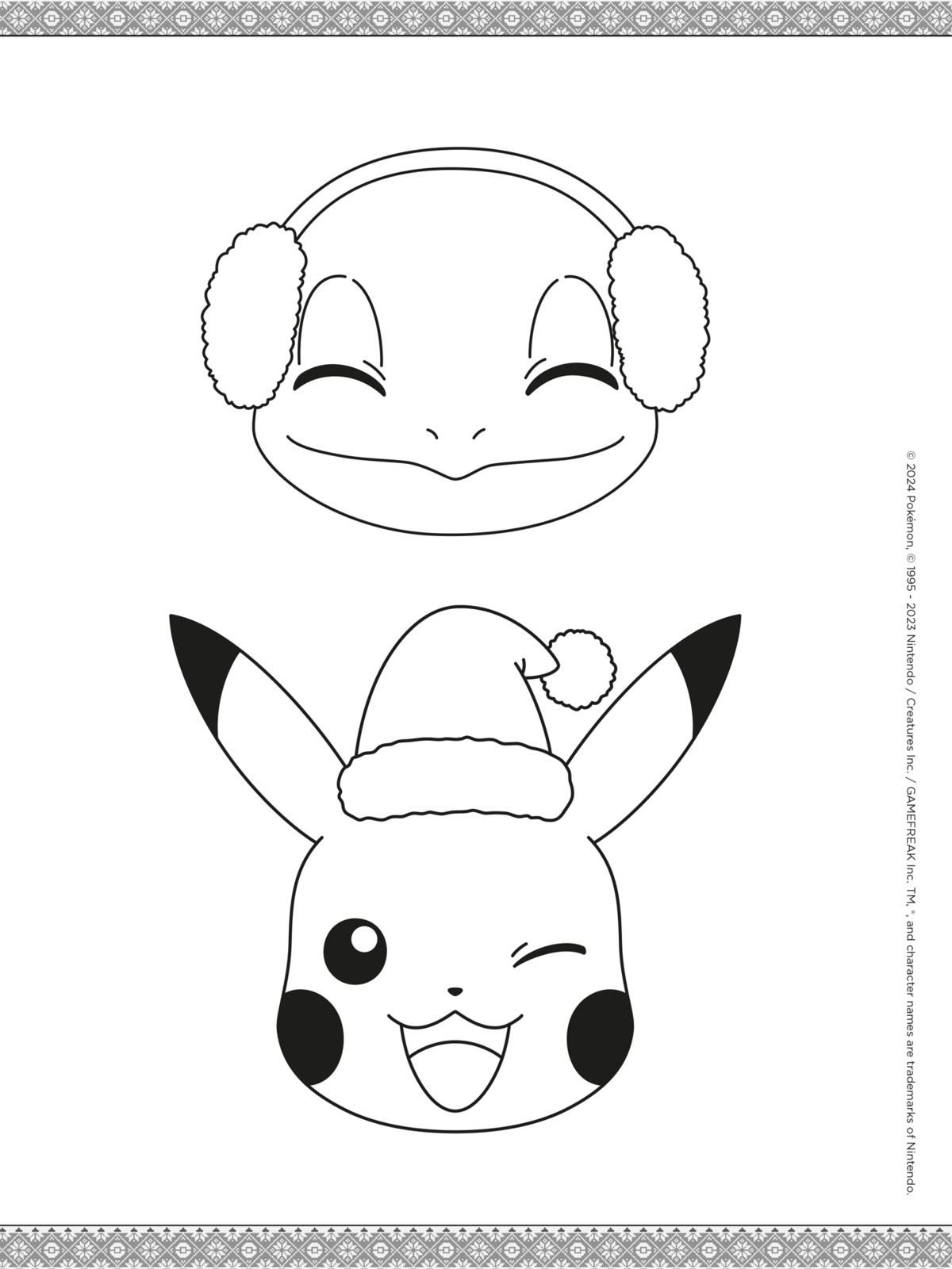 Pokémon Activity-Buch: Weihnachtlicher Malspaß