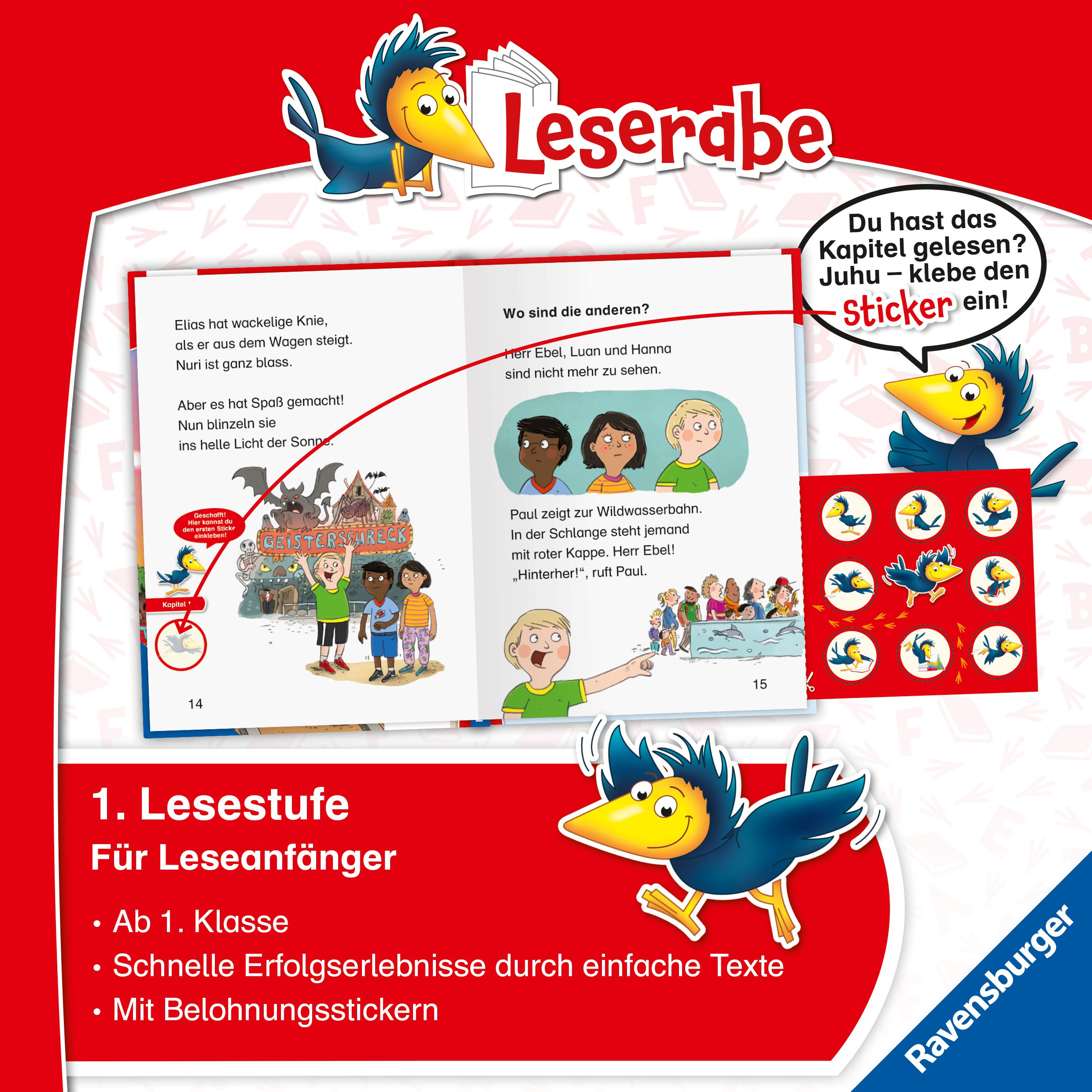Leserabe 1. Lesestufe - Aufregung im Freizeitpark (Mängelexemplar)