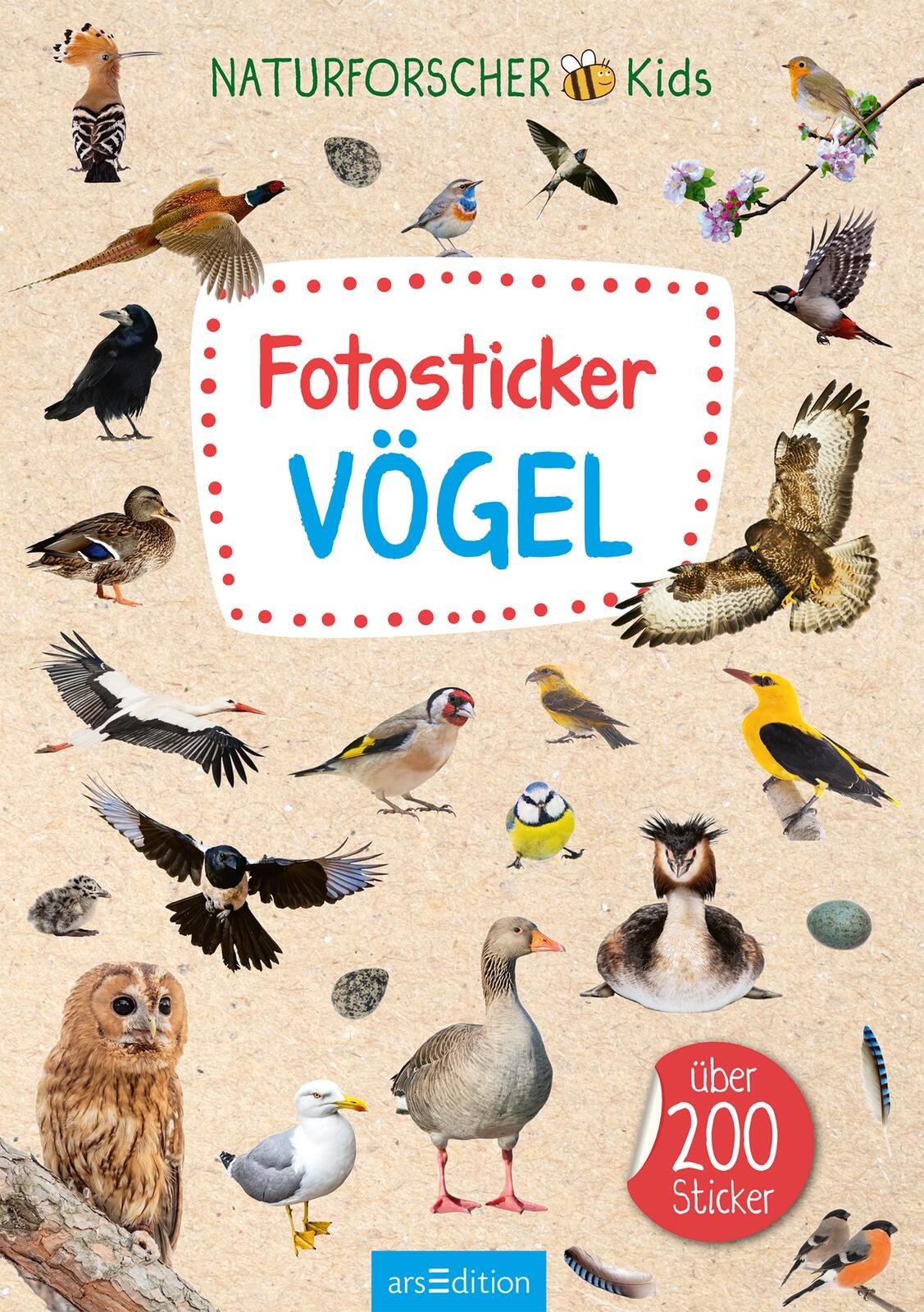 Naturforscher-Kids – Fotosticker Vögel
