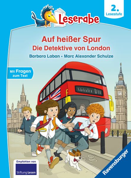 Leserabe 2. Lesestufe - Auf heißer Spur - Die Detektive von London (Mängelexemplar)