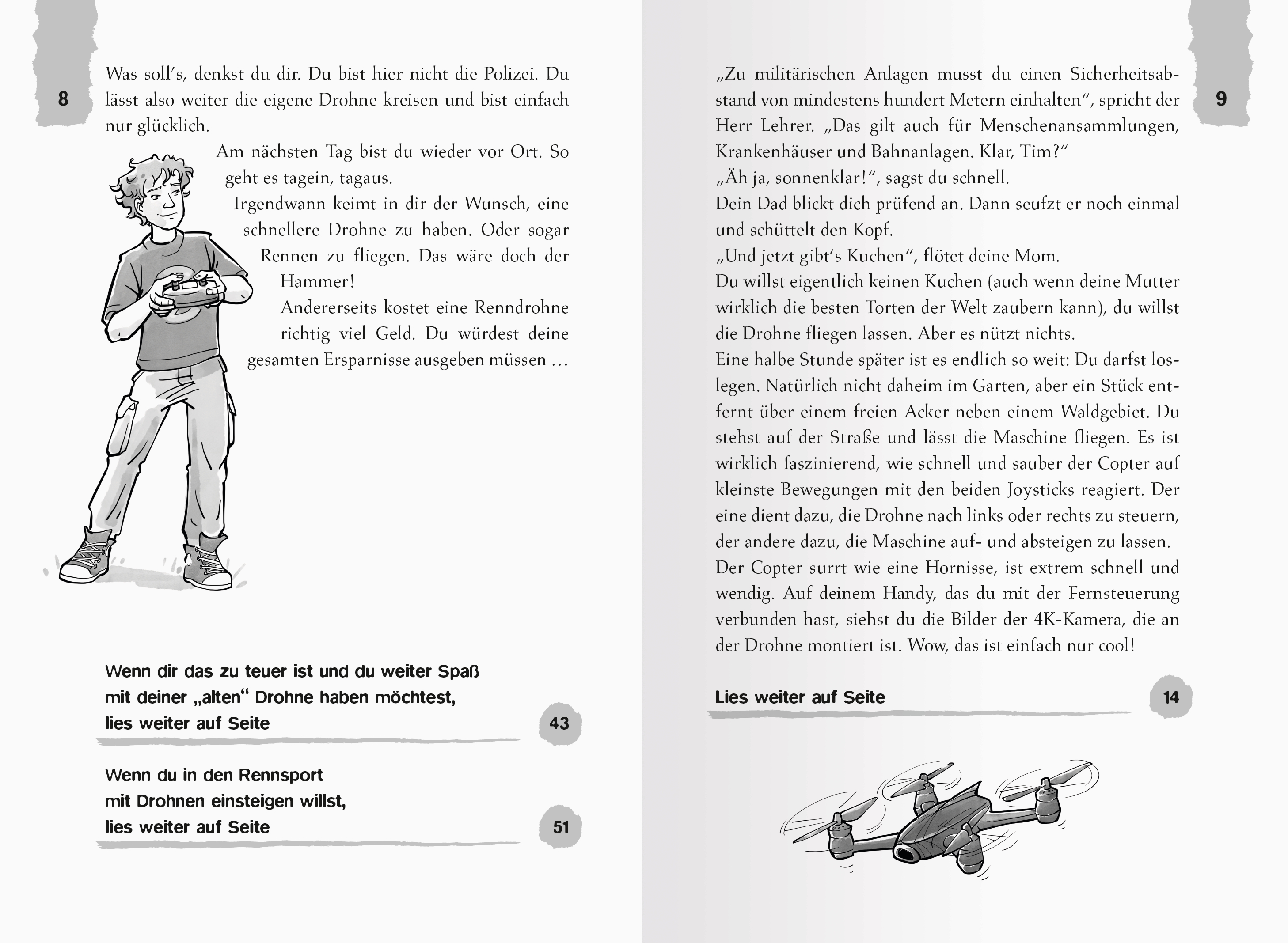 Die Drohne der 1000 Gefahren (Mängelexemplar)