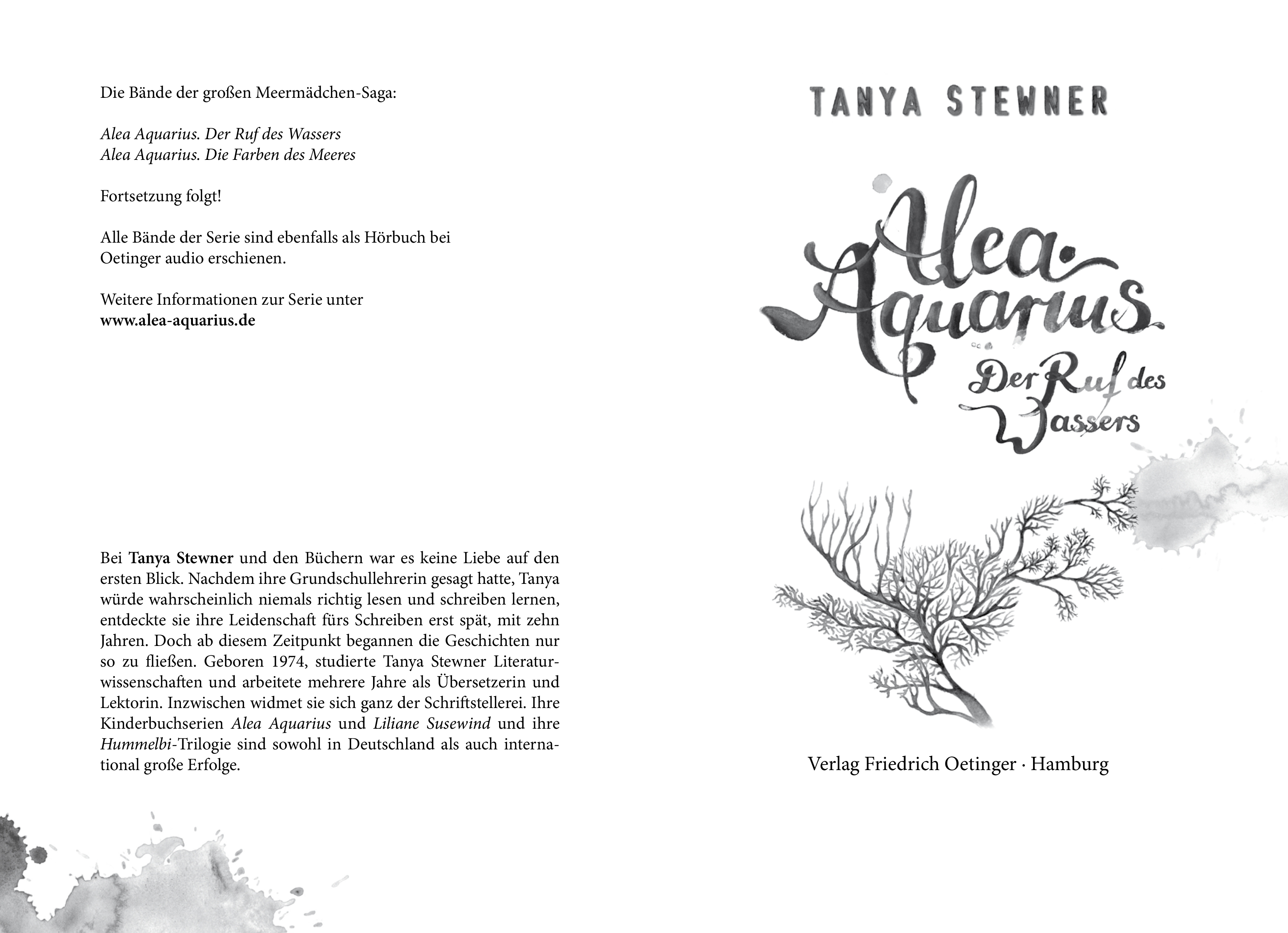 Alea Aquarius 1. Der Ruf des Wassers (Mängelexemplar)