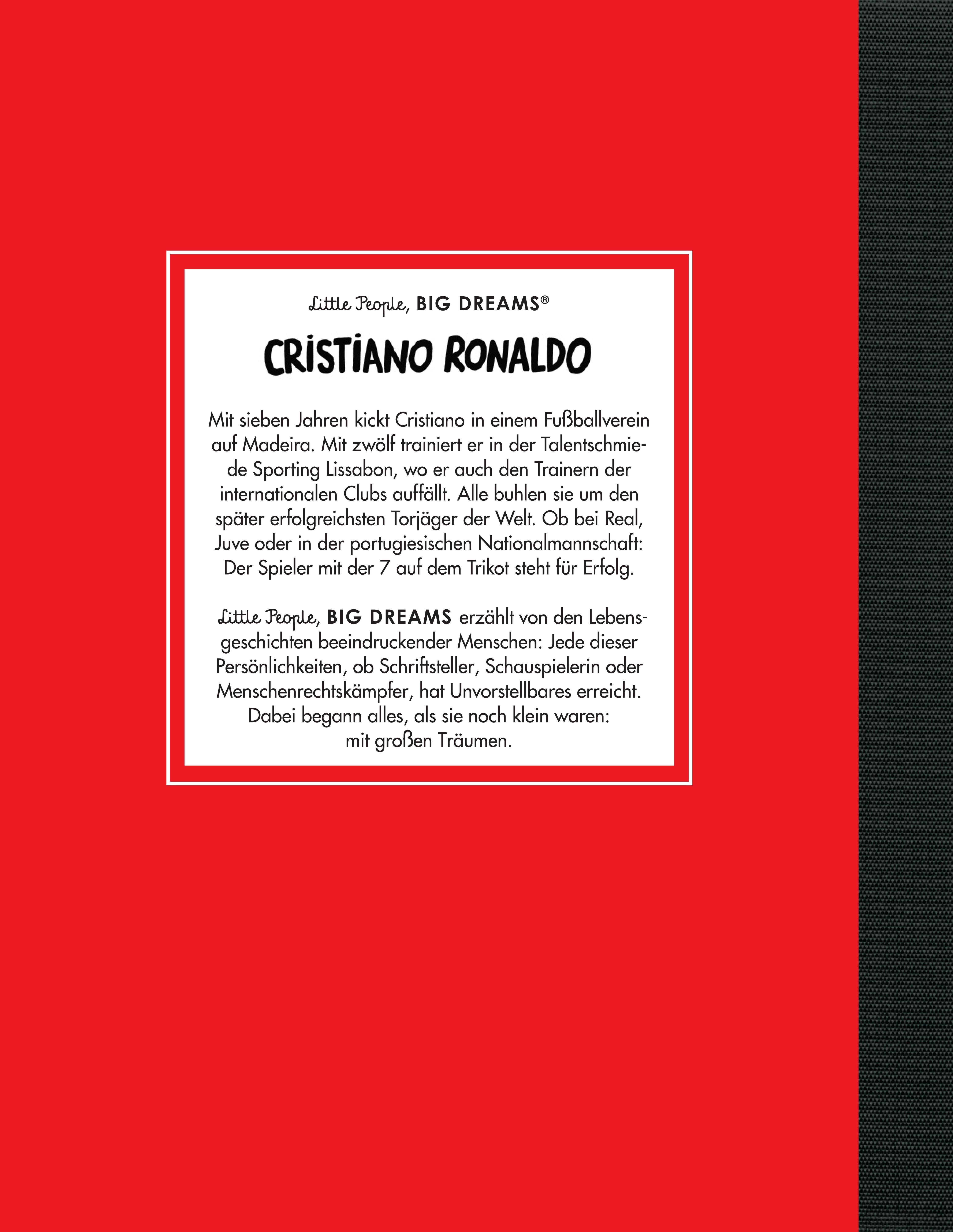Cristiano Ronaldo – Little People, BIG DREAMS (Deutsche Ausgabe) (Mängelexemplar)