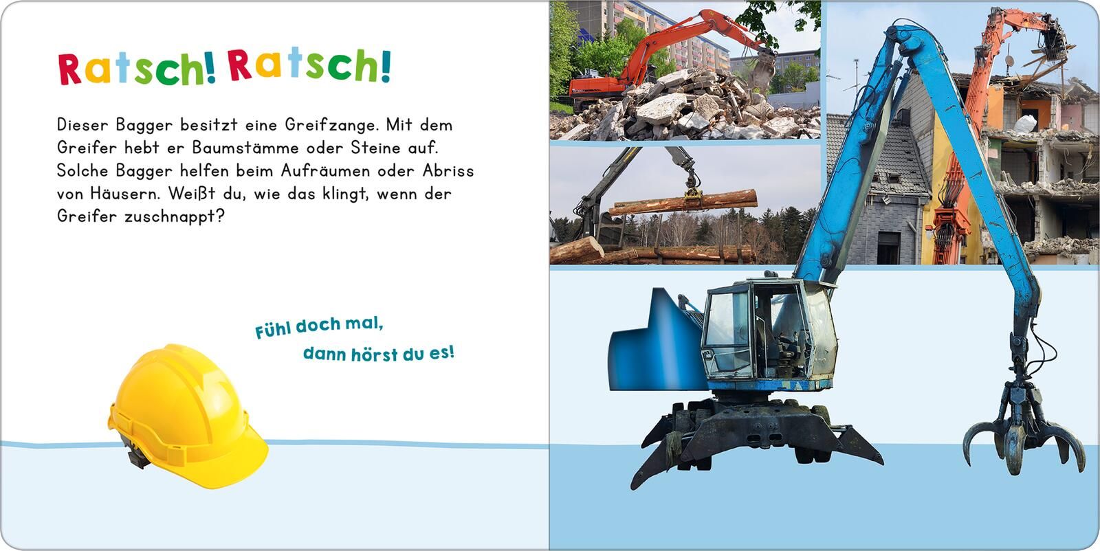 Hör mal rein, wer kann das sein? Bagger bei der Arbeit (Mängelexemplar)