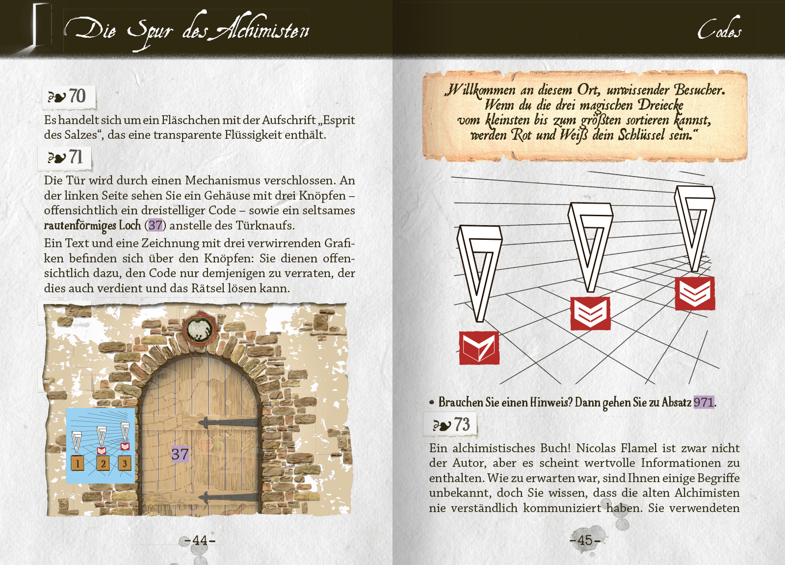 Pocket Escape Book (Escape Room, Escape Game) - Die Spur des Alchimisten