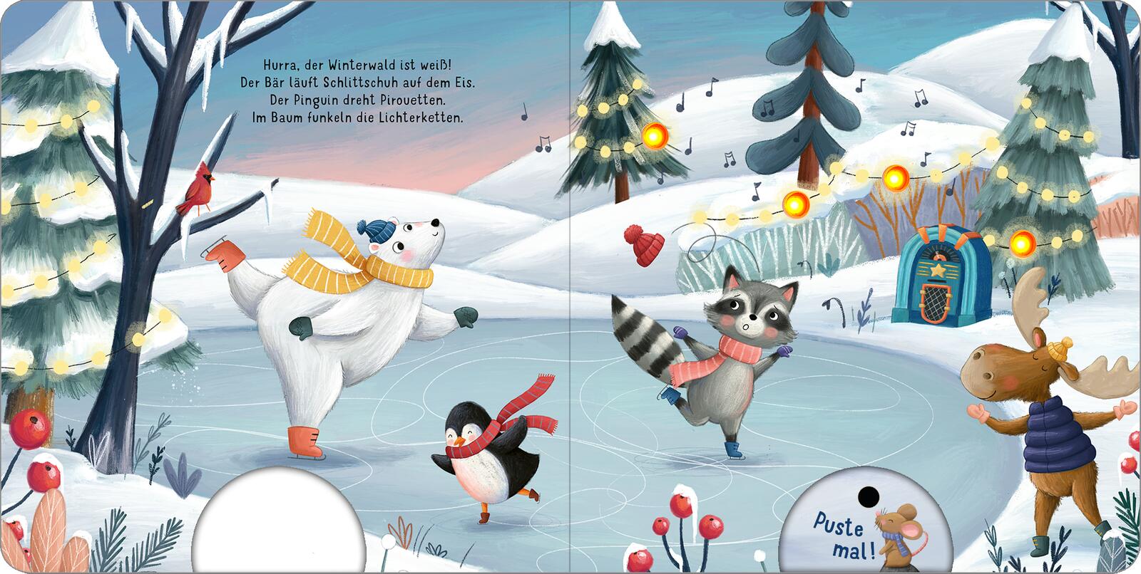 Mein liebstes Pustebuch – Hurra, es schneit! (Mängelexemplar)