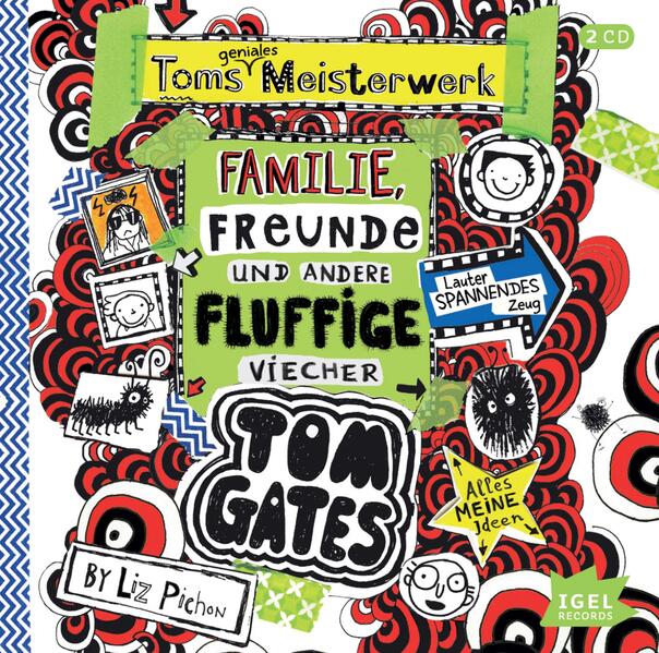 6aee00aa3e5c2f6d6d02561f53b82bd01739284087 Tom Gates 12. Toms geniales Meisterwerk - Familie, Freunde und andere fluffige Viecher - CD