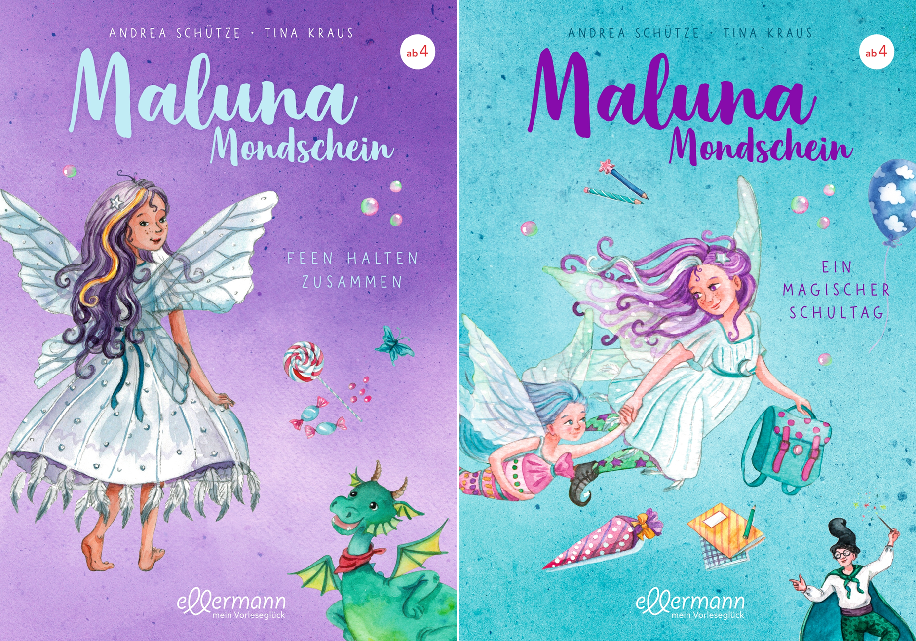 Sparpaket - Maluna Mondschein. Feen halten zusammen | Ein magischer Schultag