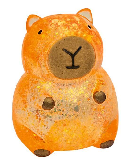 X_Capybara Glitzer-Knautschi (Farbe wird zufällig gewählt)