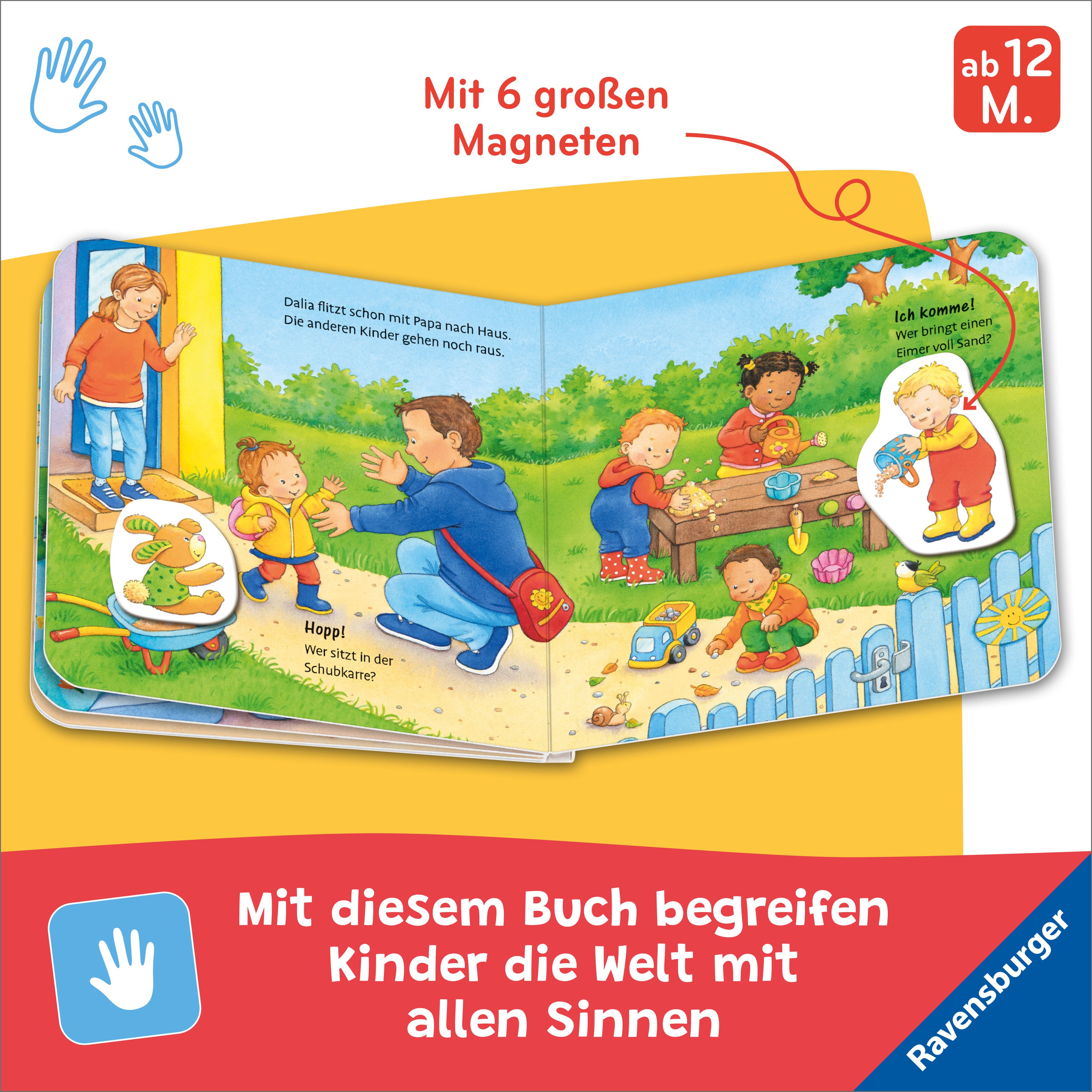 Mein erstes Magnetbuch - Was machen wir in der Kita? (Mängelexemplar)