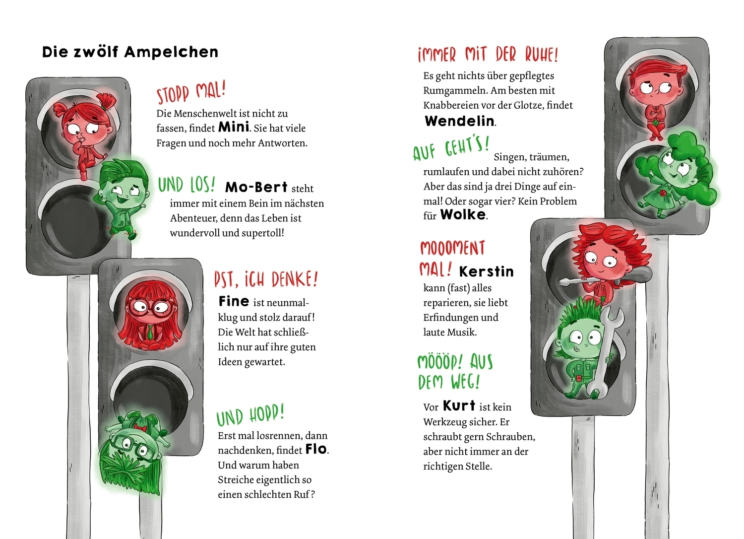 Die Ampelchen 1. Aus den Ampeln, fertig, los! (Mängelexemplar)
