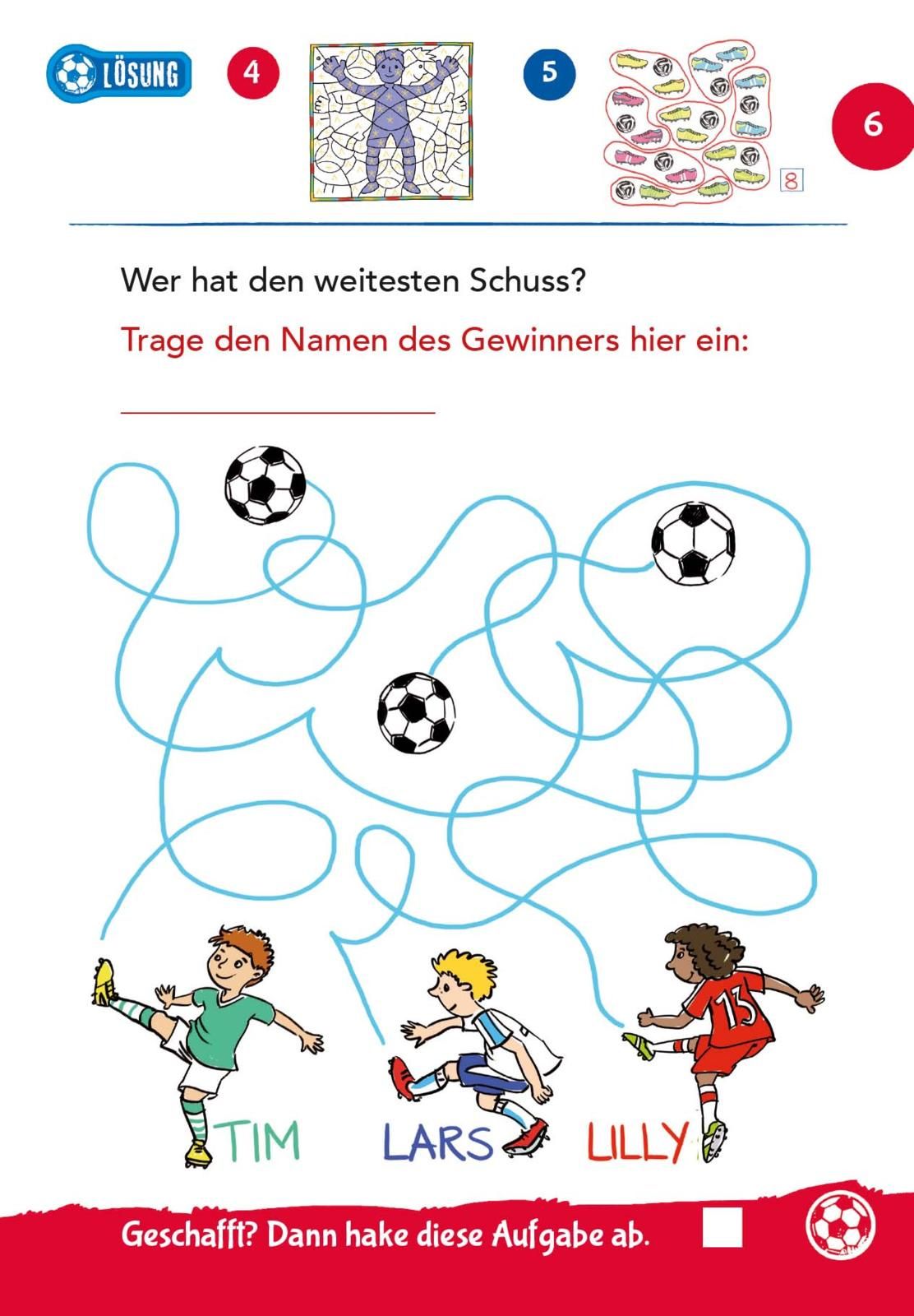 Mein bunter Fußball-Mitmachblock (Mängelexemplar)