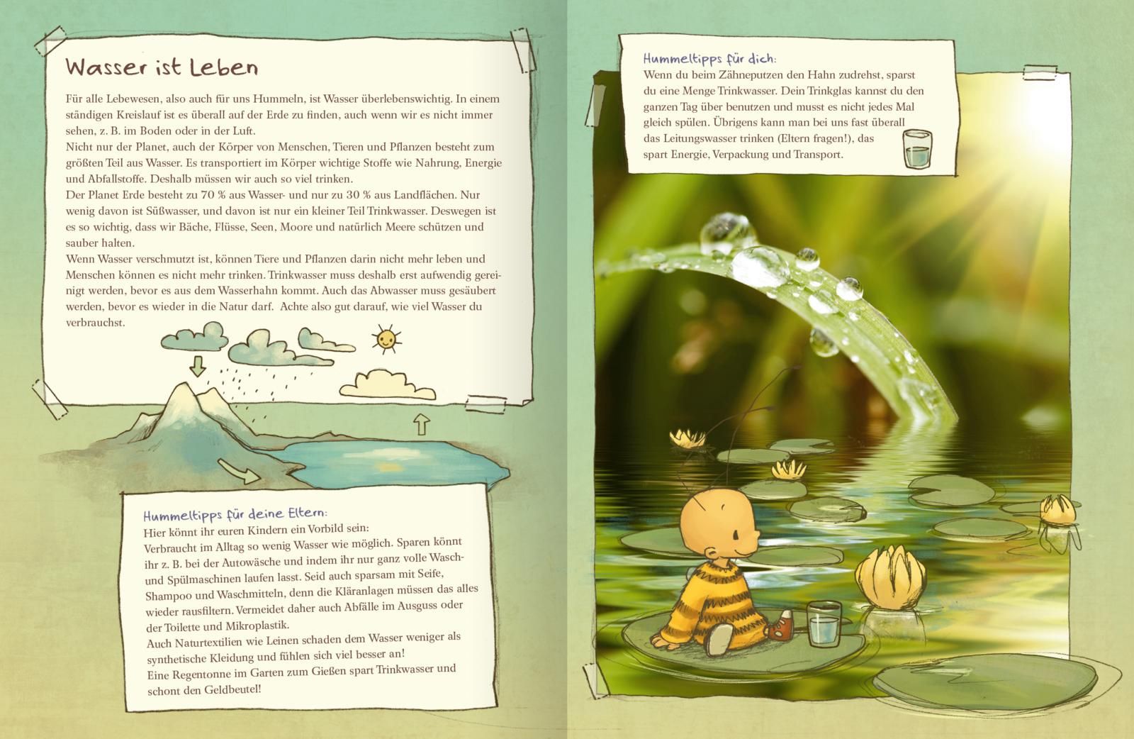 Die kleine Hummel Bommel schützt die Umwelt - Das Natur-Sachbilderbuch (Mängelexemplar)