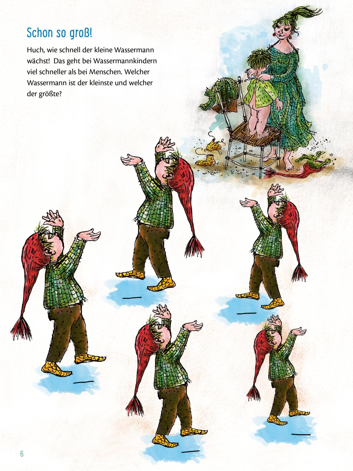 Der kleine Wassermann: Mein großes Rätselbuch vom kleinen Wassermann (Mängelexemplar)
