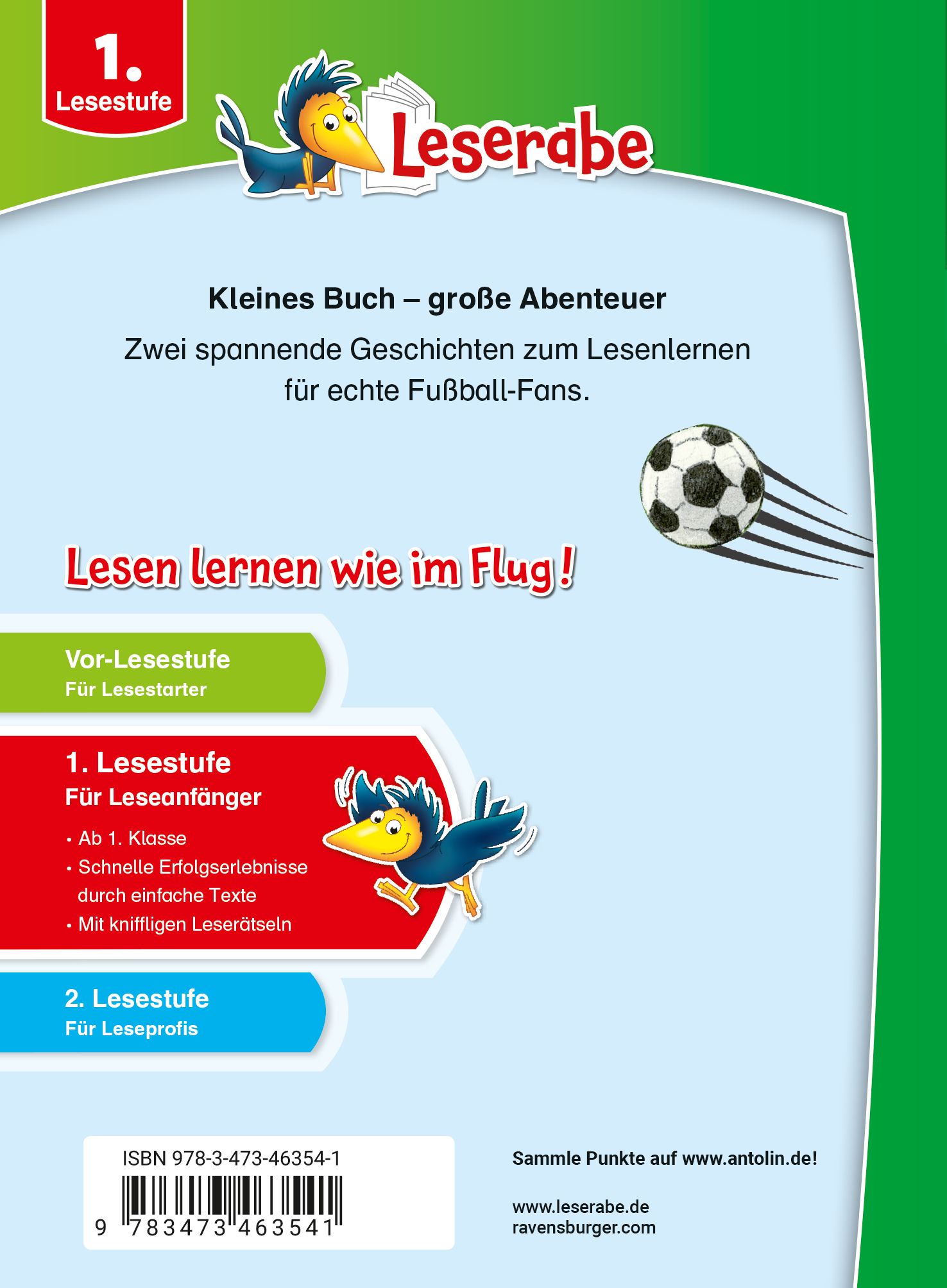 Leserabe Sonderausgaben - Erstlesegeschichten - Fußball (Mängelexemplar)