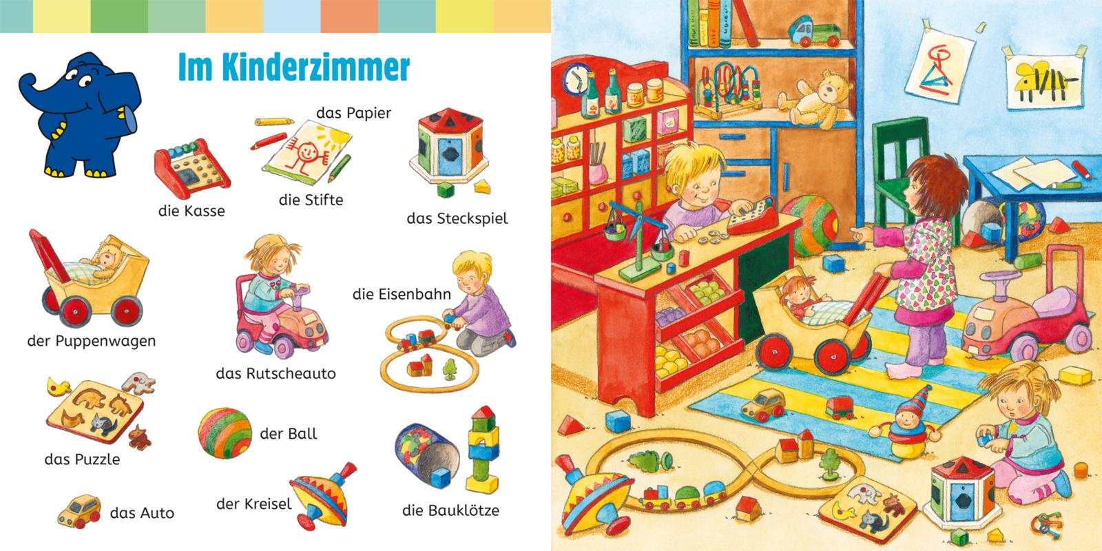 Mein erstes buntes Bildwörterbuch mit Elefant und Hase (Mängelexemplar)