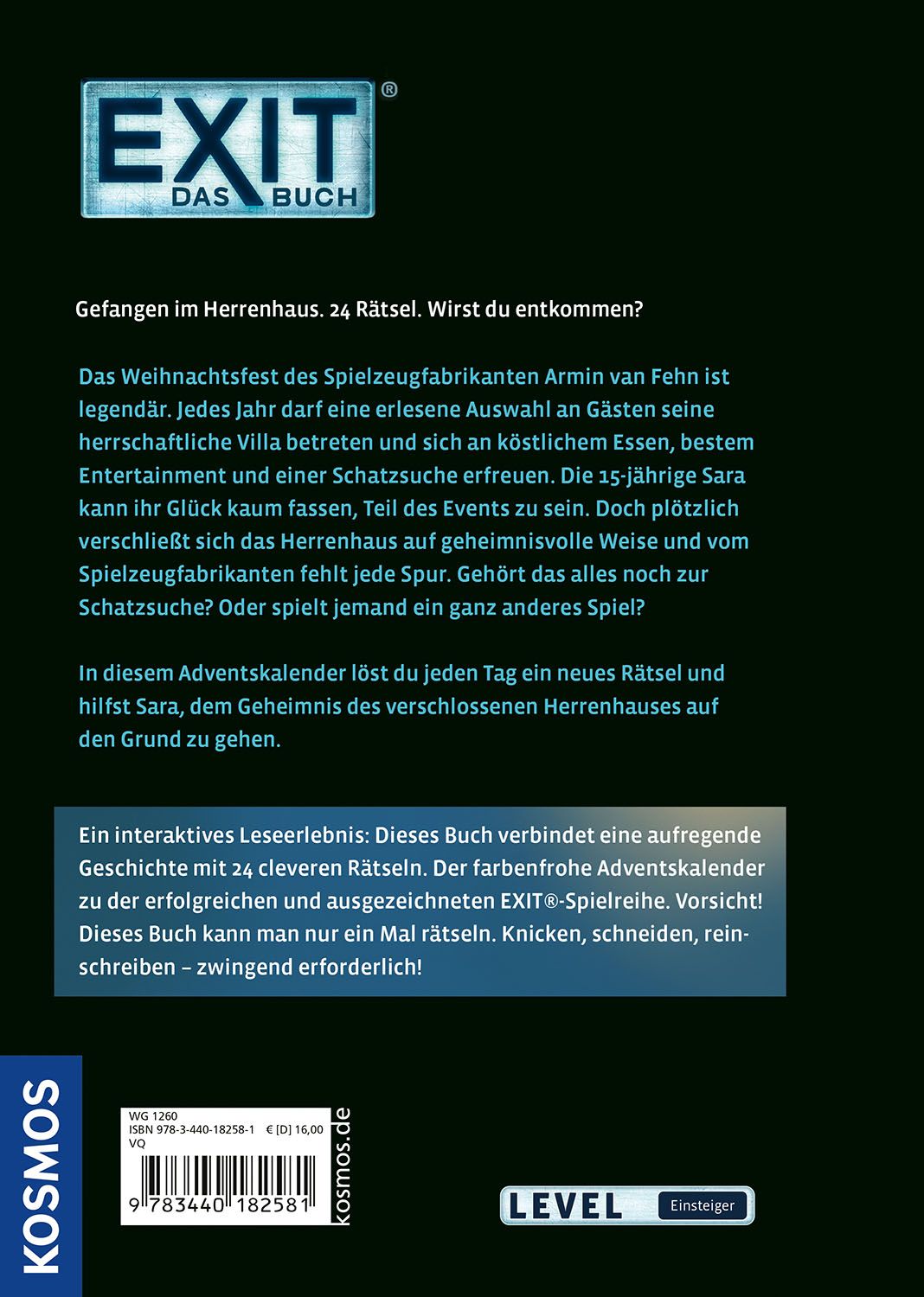 EXIT® - Das Buch: Der Adventskalender (Mängelexemplar)