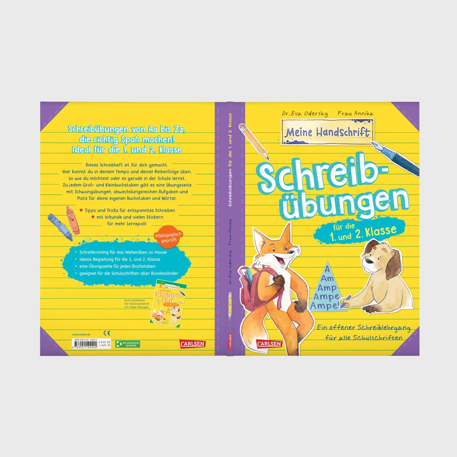 Schreibübungen für die 1. und 2. Klasse (Mängelexemplar)