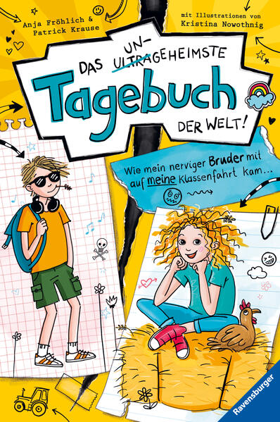 Das ungeheimste Tagebuch der Welt!, Band 3 - Wie mein nerviger Bruder mit auf meine Klassenfahrt kam ... (Mängelexemplar)