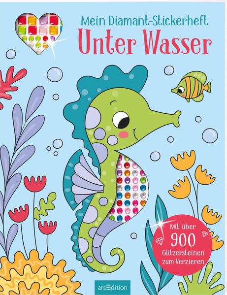Mein Diamant-Stickerheft – Unter Wasser (Mängelexemplar)