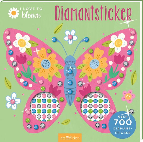 I Love to Bloom – Diamantsticker (Mängelexemplar)
