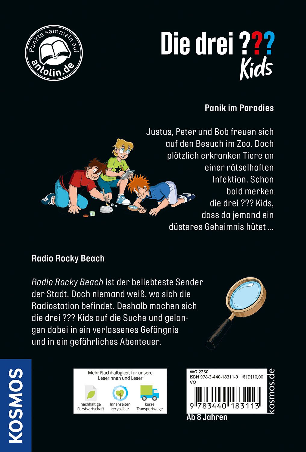 Die drei ??? Kids, Panik im Paradies / Radio Rocky Beach (Doppelband) (Mängelexemplar)