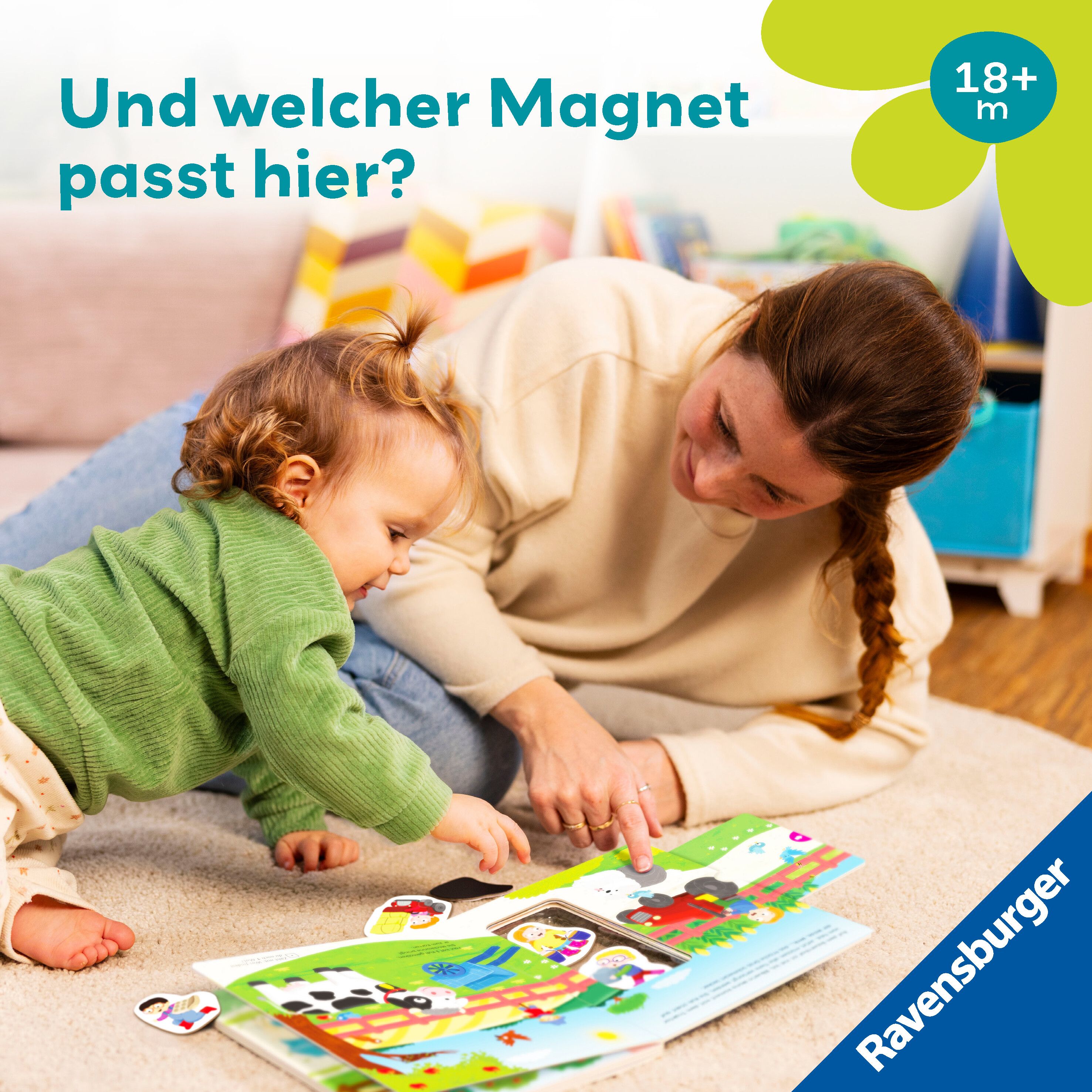 Play+ Mein Spiel mit-Magnetbuch Komm, wir lernen Zählen - ab 18 Monate (Mängelexemplar)