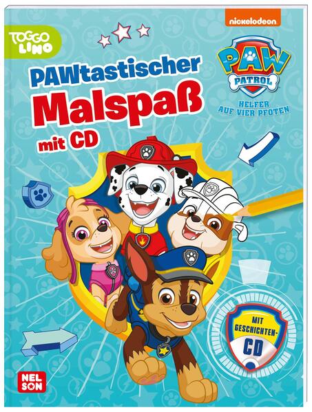 e9893bb5d17b807fbdd1dc031c8fa6e81729501494 PAW Patrol Kindergartenheft: PAWtastischer Malspaß mit CD