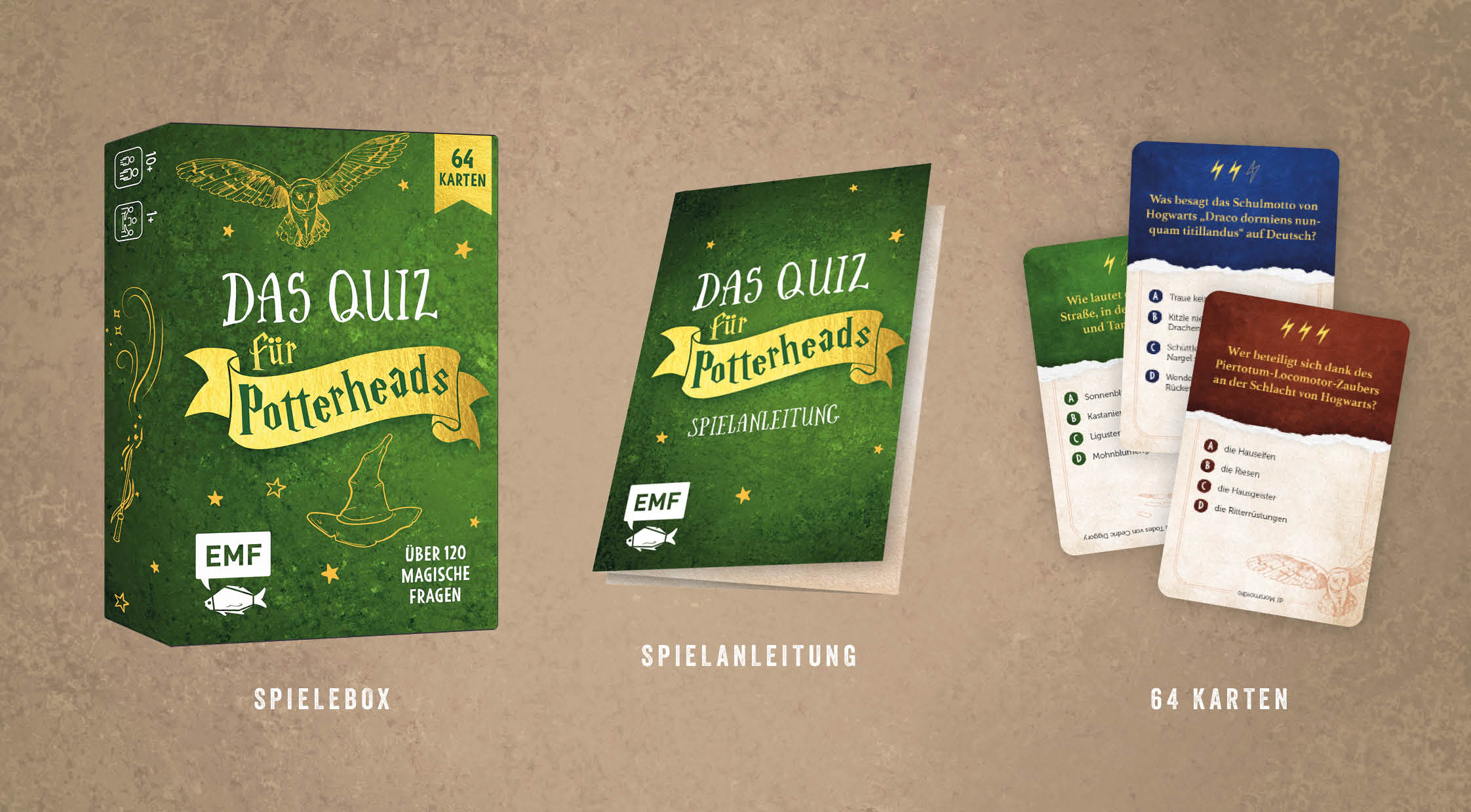 Kartenspiel: Das inoffizielle Quiz für Harry Potter-Fans - Mit über 120 magischen Quizfragen