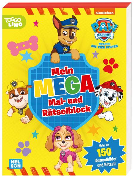 PAW Patrol Kindergartenheft: Mein Mega Mal- und Rätselblock PAW Patrol Kindergartenheft: Mein Mega Mal- und Rätselblock
