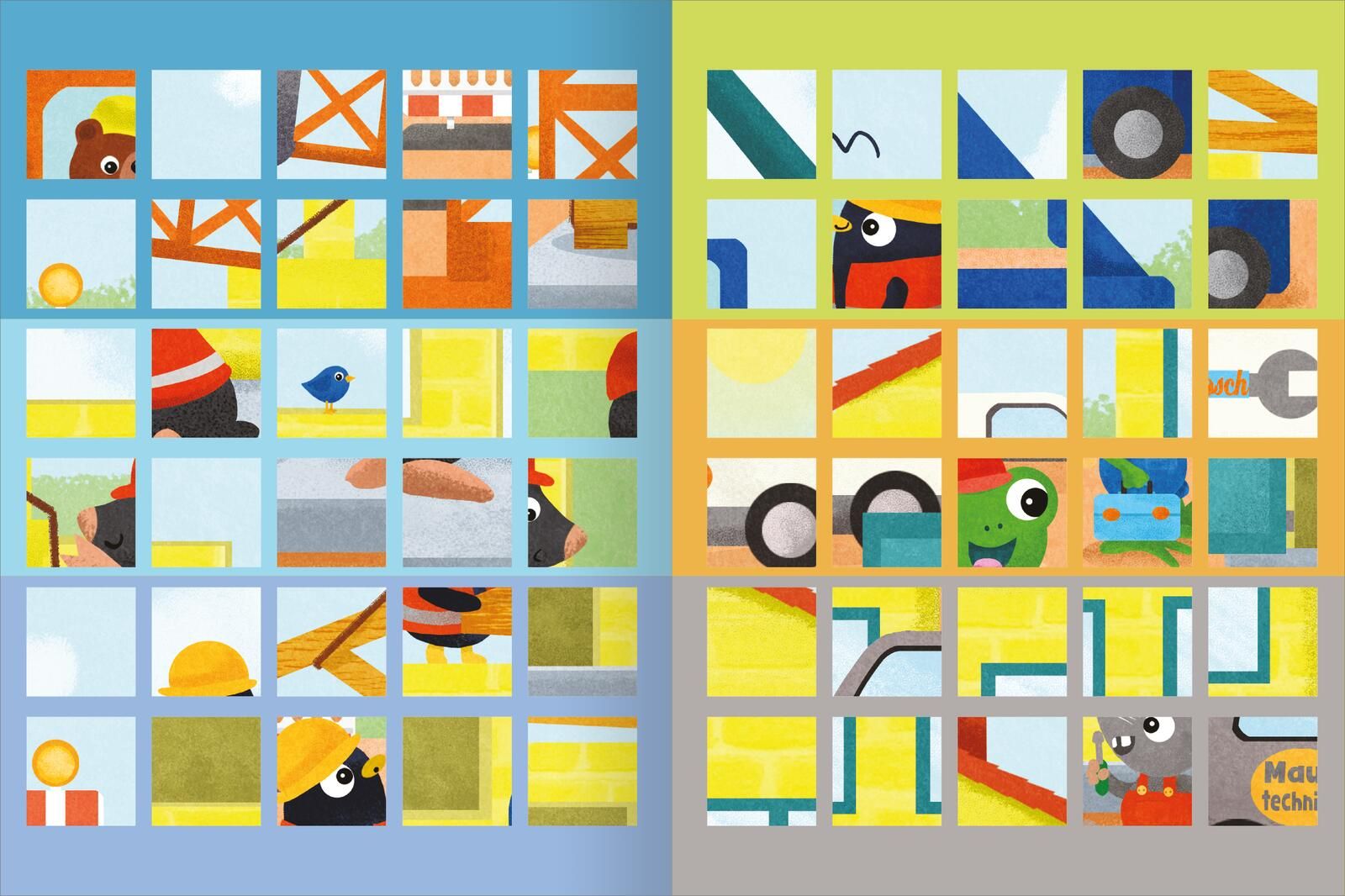 Meine Puzzle-Sticker – Baustelle (Mängelexemplar)