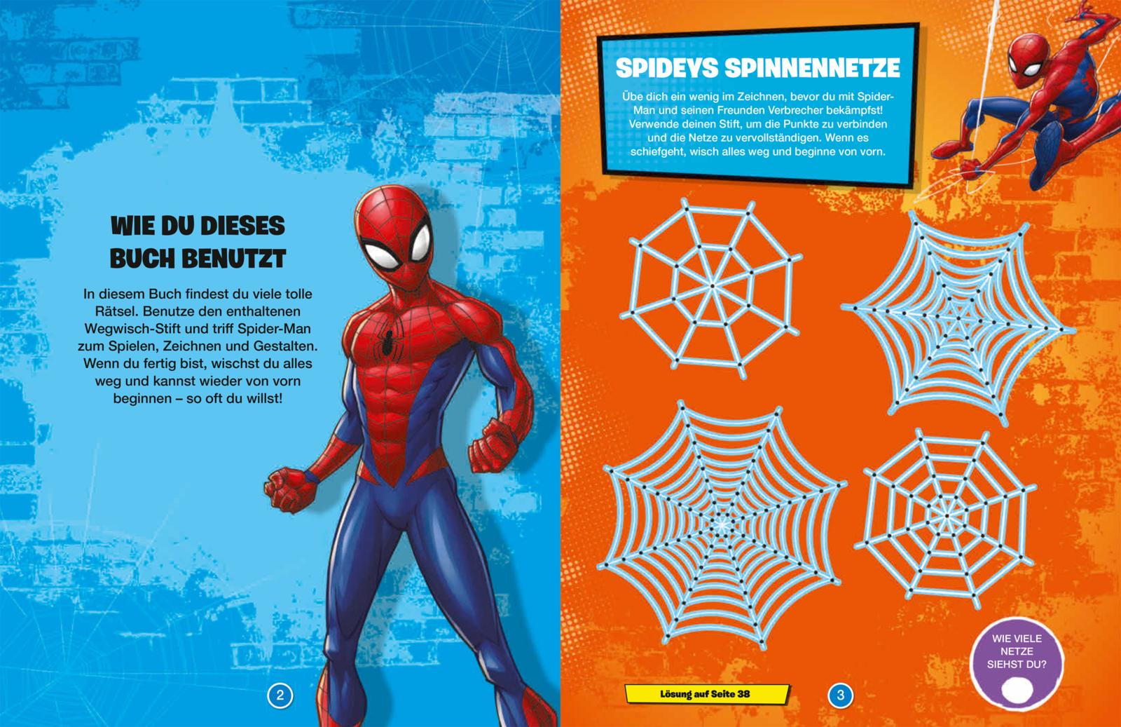Marvel: Spider-Man Wisch & Weg - Spielspaß (Mängelexemplar)