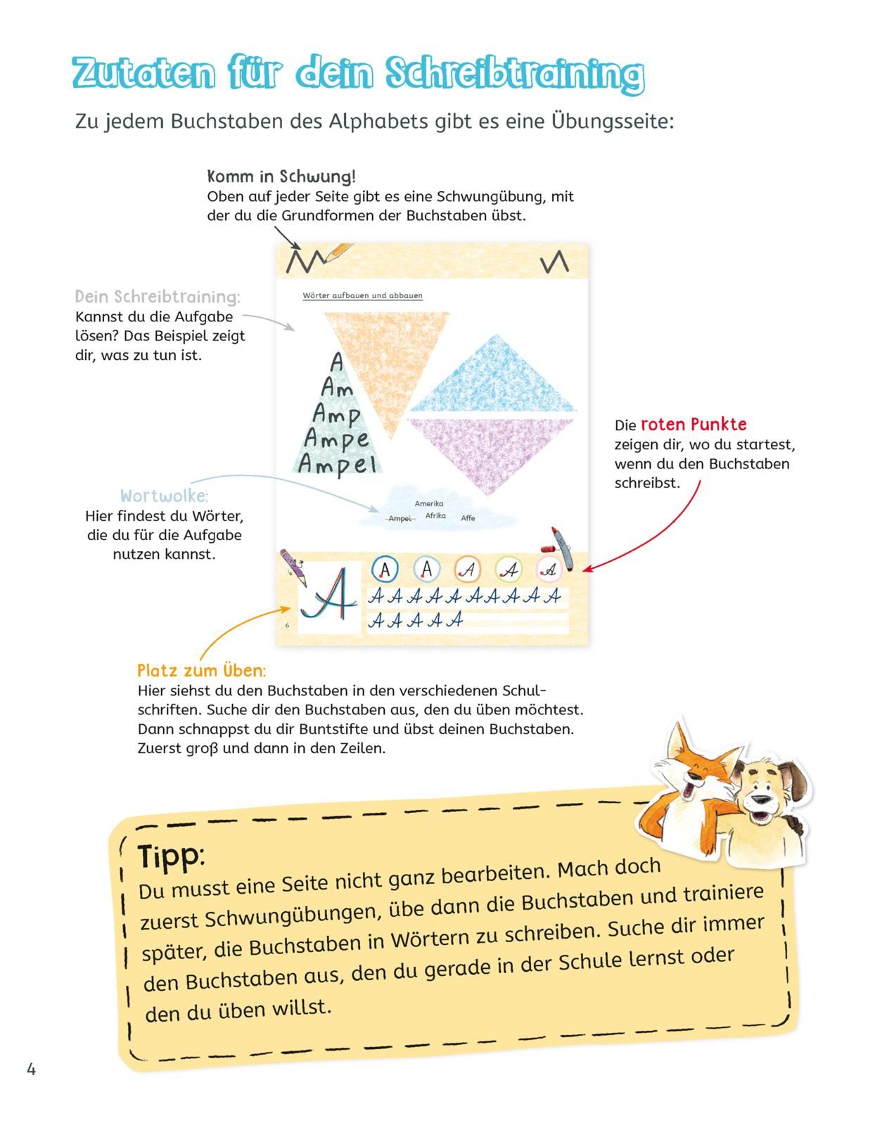 Schreibübungen für die 1. und 2. Klasse (Mängelexemplar)