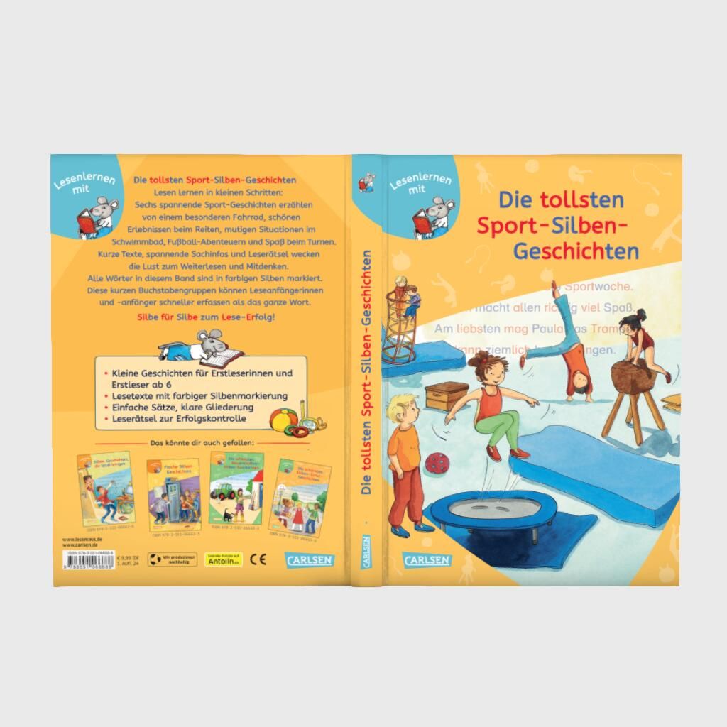 LESEMAUS zum Lesenlernen Sammelbände: Die tollsten Sport-Silben-Geschichten (Mängelexemplar)