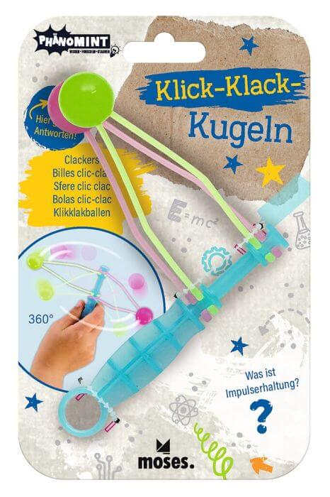 X_PhänoMINT Klick-Klack-Kugeln (Farbe wird zufällig gewählt)